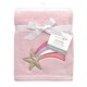 preview thumbnail 2 of 2, Bedtime Originals Rainbow Unicorn Soft Pink/Gold Shooting Star Baby Blanket
