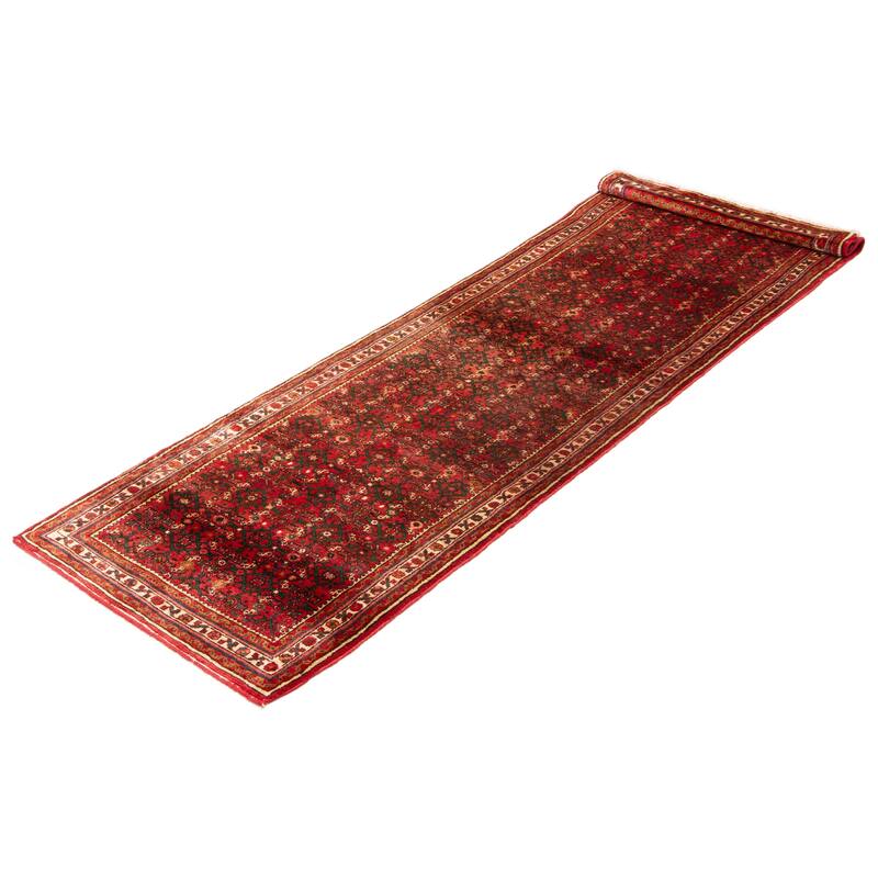 ECARPETGALLERY Hand-knotted Andelz Copper Wool Rug - 2'11 x 10'1