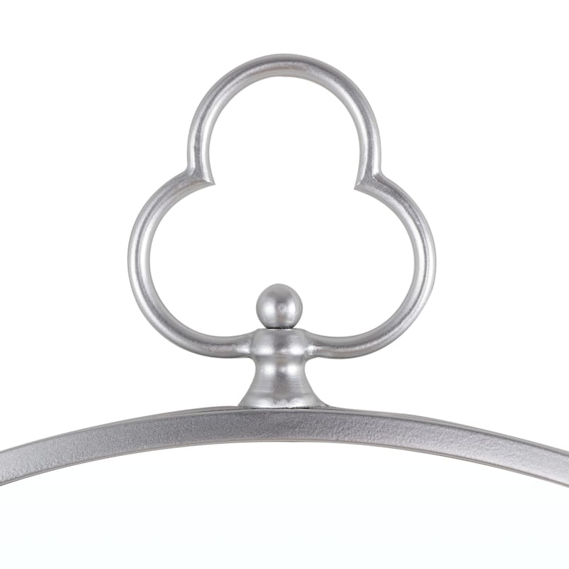 SAFAVIEH Brittnie 34-inch Silver Round Wall Accent Mirror - 30" x 1" x 30" - 30Wx1Dx30H