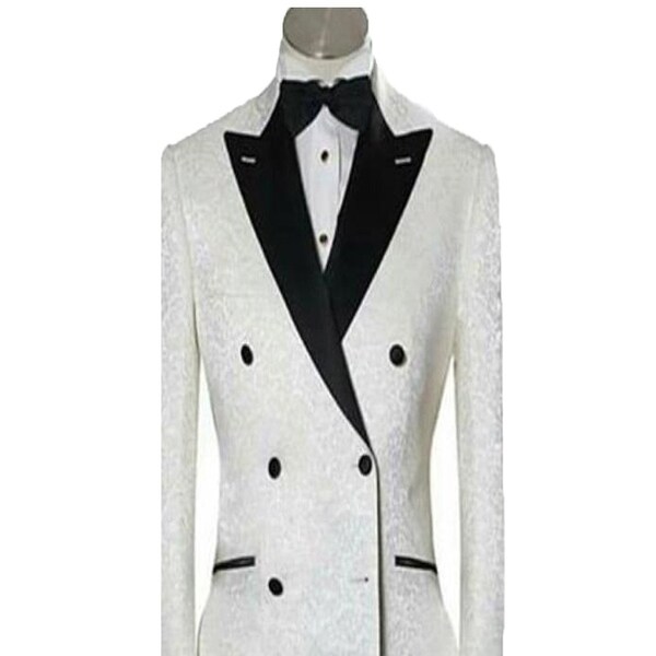 paisley and gray white floral jacket