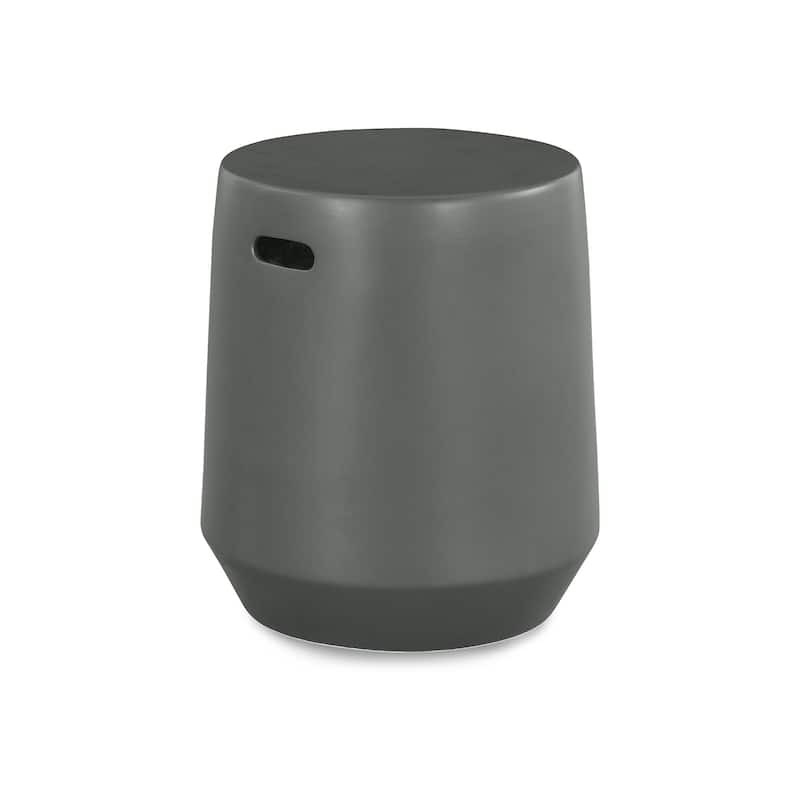 Signature Design by Ashley Kalmunds Gray Stool - 16"W x 16"D x 18"H