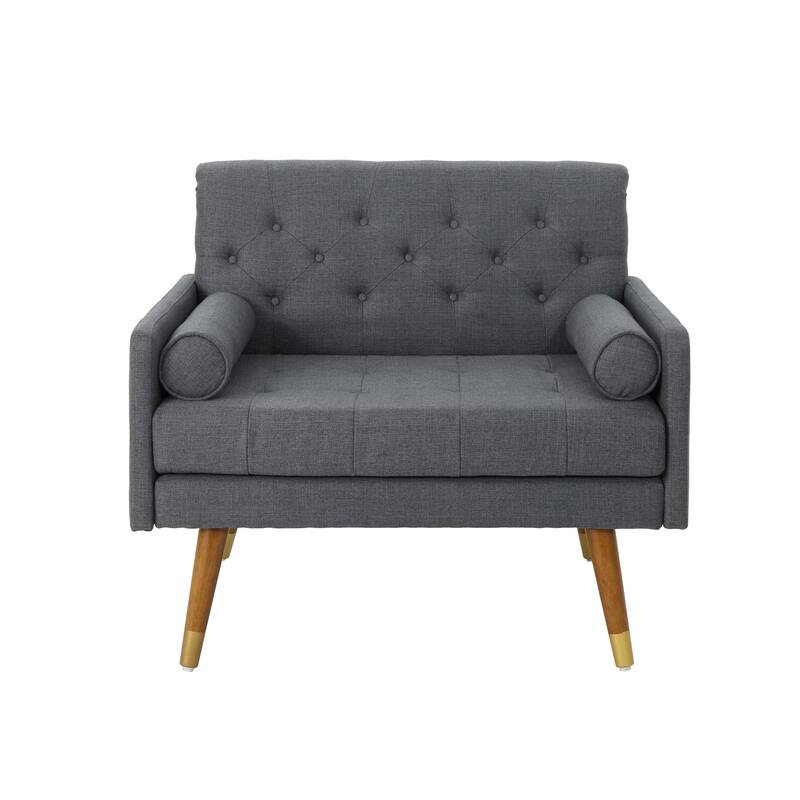 Merax Fabric Mid-Century Modern Club Chair