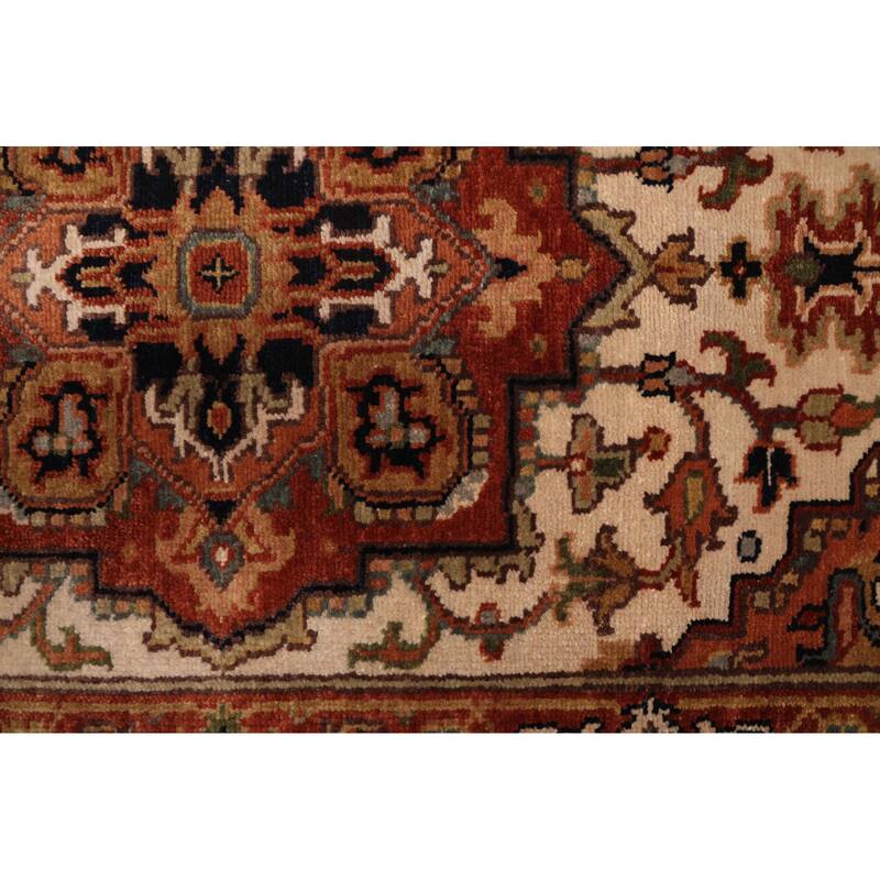 ECARPETGALLERY Hand-knotted Jules Sultane Ivory Wool Rug - 2'9 x 9'11