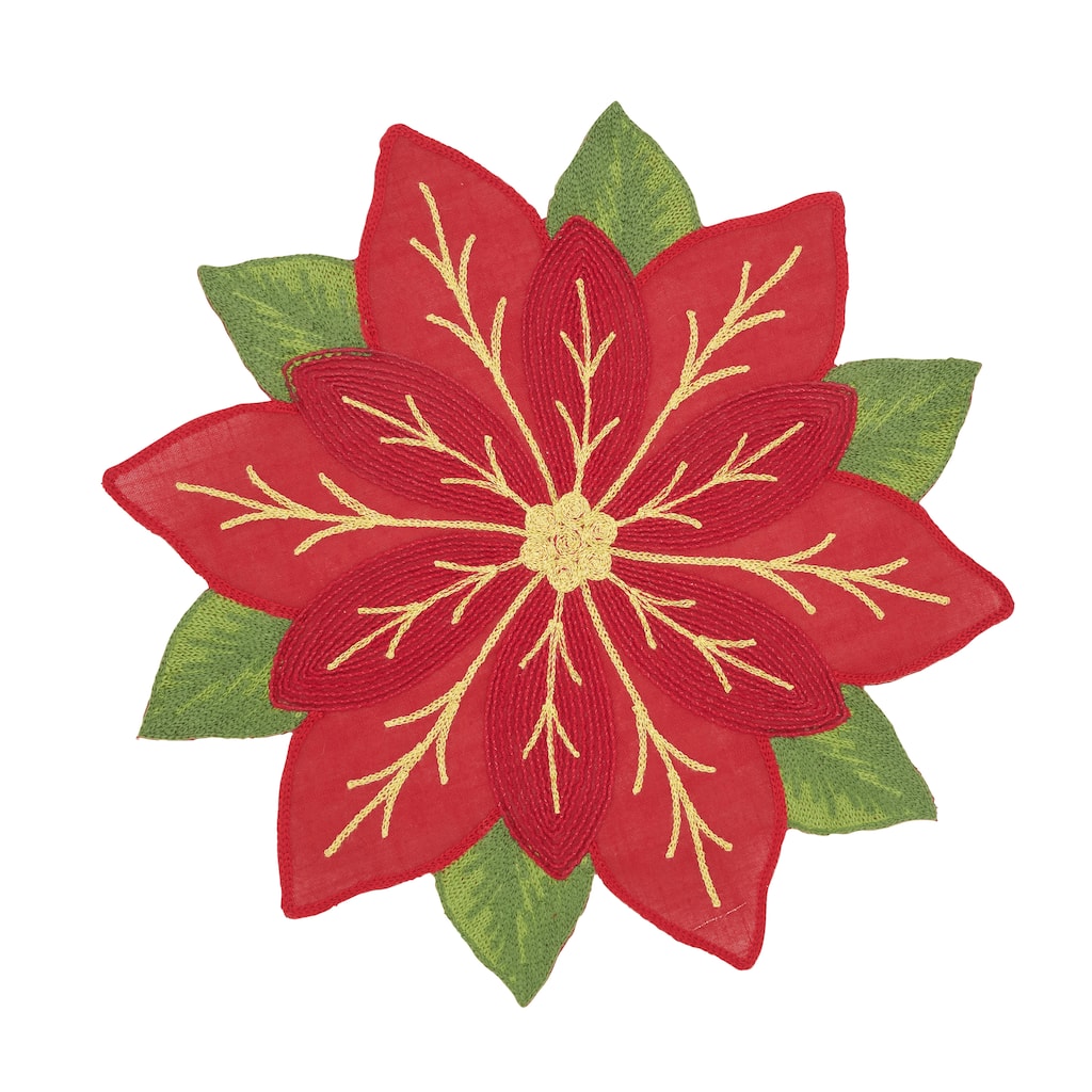 Winter Bloom Placemat (Set of 4) - 15"x15"