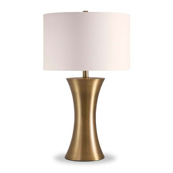 gold brass table lamp