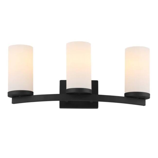 Design House 589150 Desta 3 Light 22" Wide Bathroom Vanity Light - Matte Black