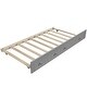 preview thumbnail 24 of 24, Nestfair Twin Size Wooden Daybed with Trundle Bed
