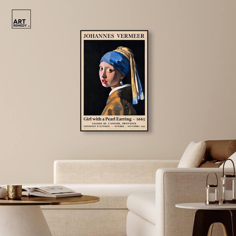 Girl with a Pearl Earring Canvas by Art Remedy