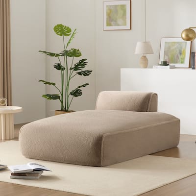 Modular 72-Inch Fully Compressed Sofa Bed with Frameless Design for Living Room, No Assembly Required