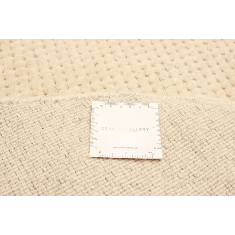 Kashkuli Gabbeh Beige Rug 4'0" x 4'0" - 4'0 x 4'0