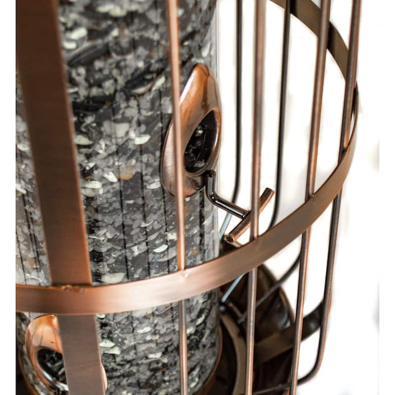 Outdoor Leisure Products Deluxe Bird Feeder in Copper