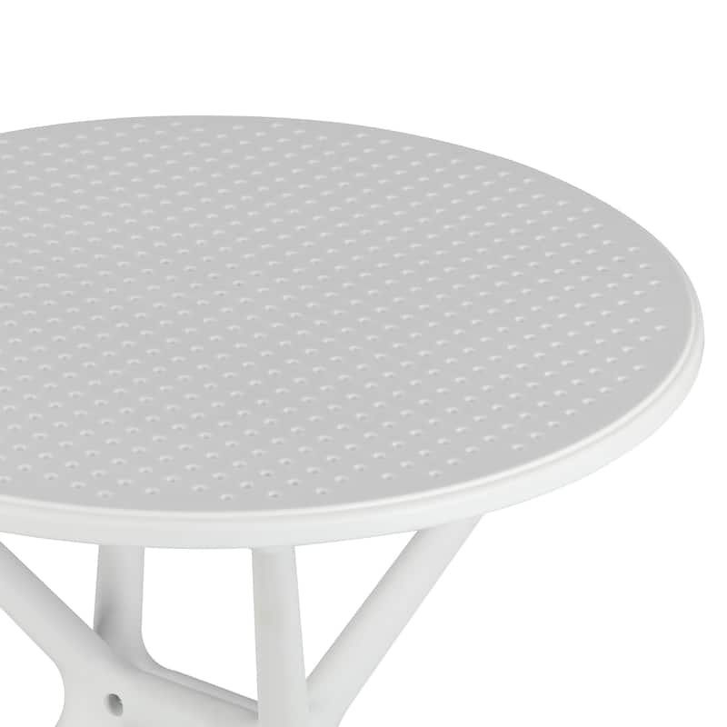 Balto Bates White Outdoor Dining 2 Seats Set