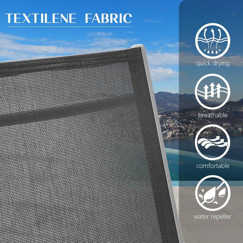 Pool Lounge Chairs Set of 3