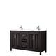 Option Dark Espresso, Chrome Trim, White Cult. Marble Top