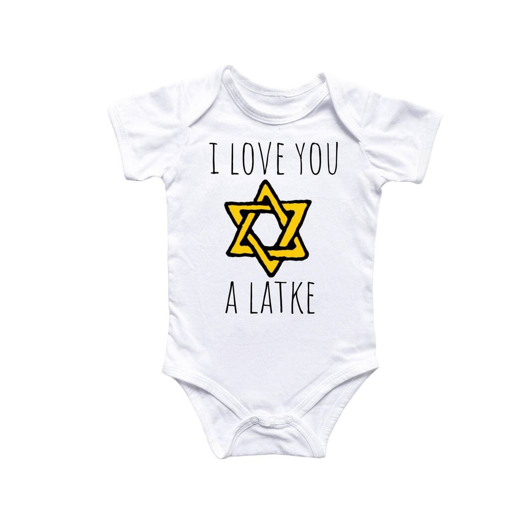 Jewish Hanukah - Baby Boy Girl Clothes Infant Bodysuit Funny Cute Newborn