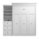 preview thumbnail 33 of 40, Versatile Queen Murphy Bed and Closet Organizer (92W) by Bestar