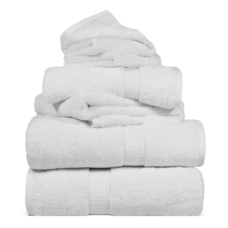 Superior Egyptian Cotton Pile Heavyweight 6-Piece Towel Set