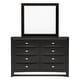 preview thumbnail 35 of 40, Furniture of America Brent 6-Piece Wood Platform Bedroom Set with Drawers and Bookcase Headboard