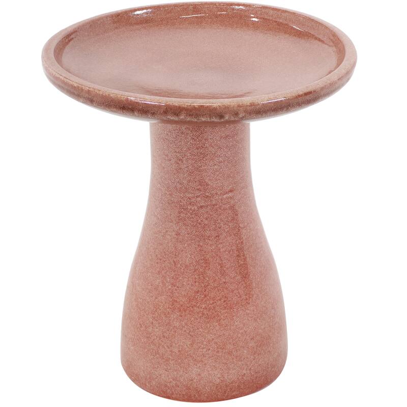 Sunnydaze Duo-Tone Ceramic Bird Bath