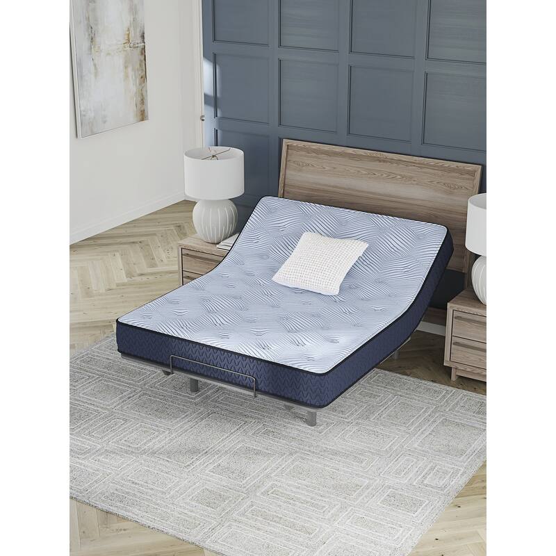 Signature Design by Ashley Peak 2.0 10 Hybrid Light Blue Mattress