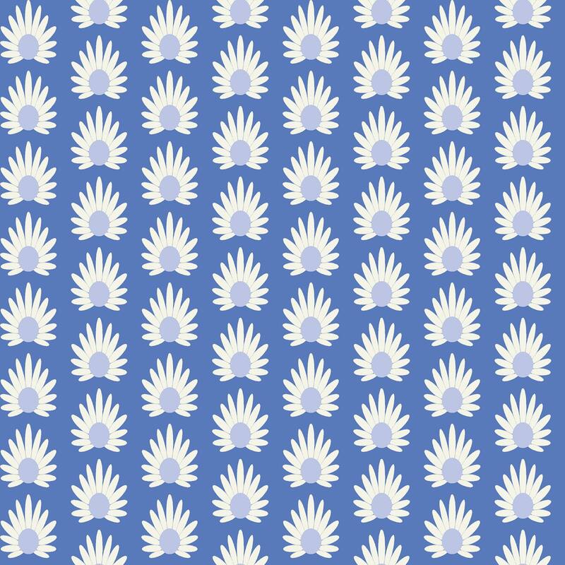 Scalamandre Azure Fleur Peel & Stick Wallpaper