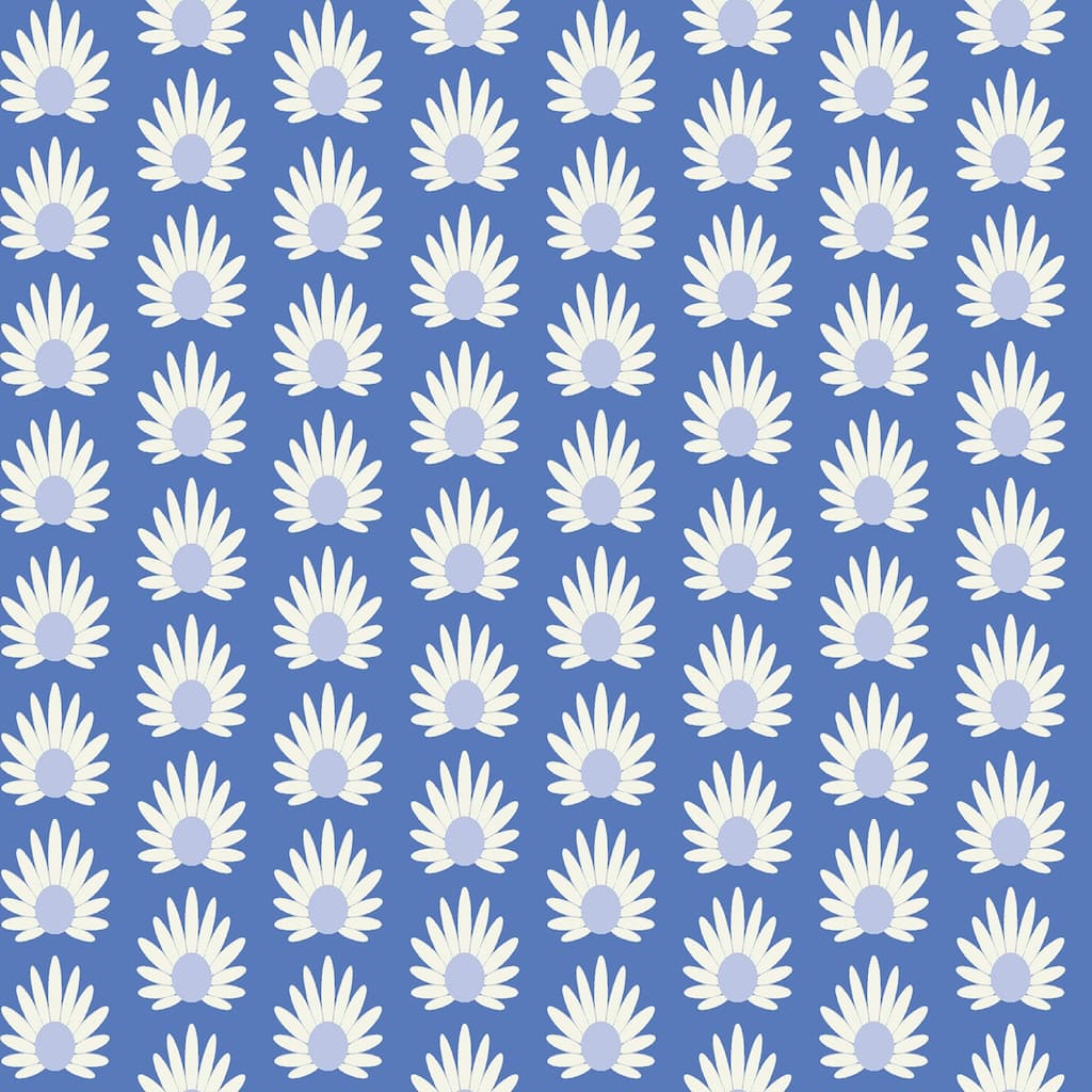 Scalamandre Azure Fleur Peel & Stick Wallpaper