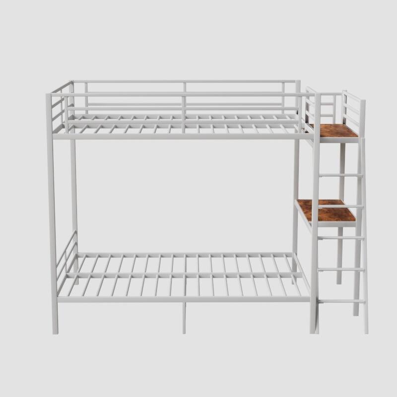 Full size bunk bed with LED light and Charging socket