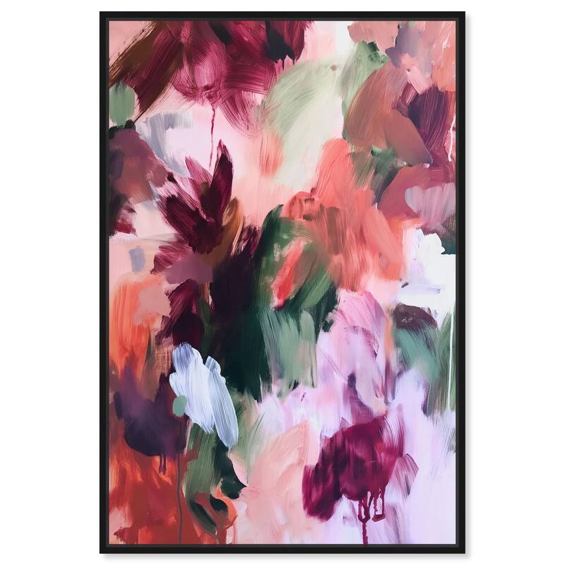 Adelas Garden II Canvas by Art Remedy - Black - 16" x 24"