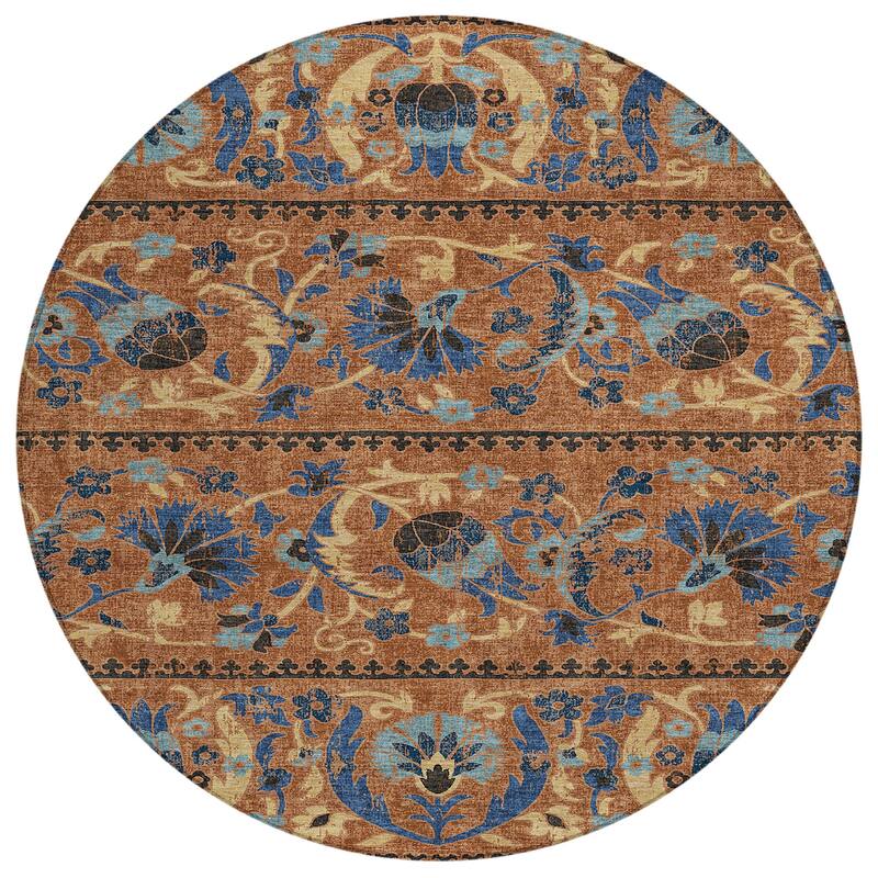 Machine Washable Indoor/ Outdoor Global Alix Chantille Rug