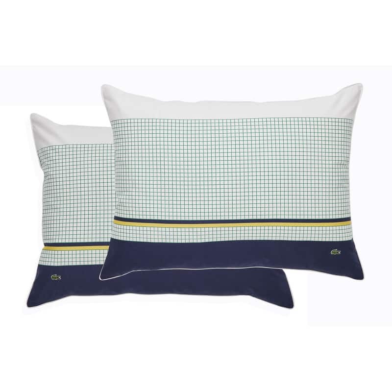 Lacoste Valleyfield 3-Piece Cotton Reversible Duvet Cover Set