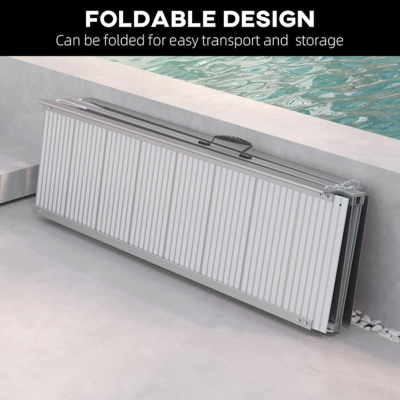 Portable Wheelchair Ramp for Home, Threshold Handicap Ramp 8