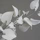 preview thumbnail 27 of 72, KAYLA 31.5" 6-Light Luxury Gold Chandelier, Modern Ceramic Leaf Branch