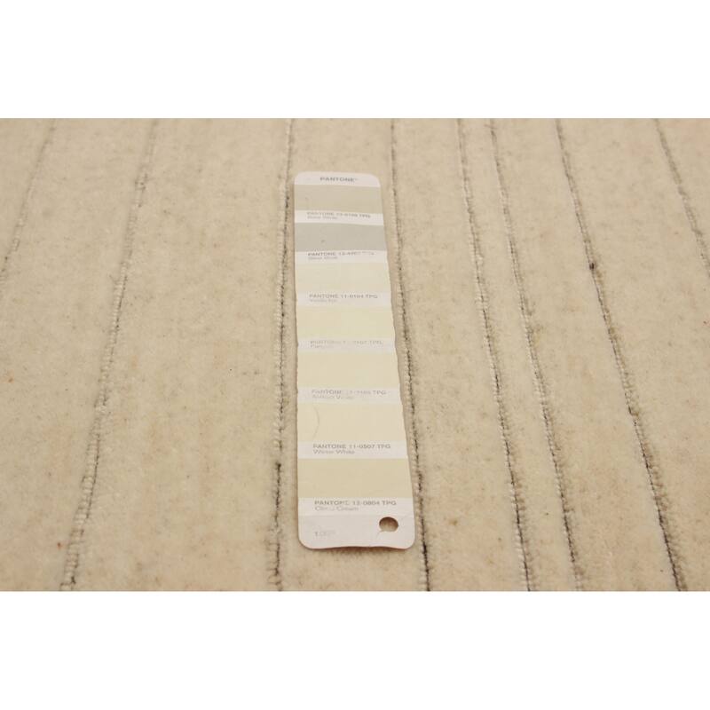 Kashkuli Gabbeh Cream Rug 4'0" x 4'0" - 4'0 x 4'0