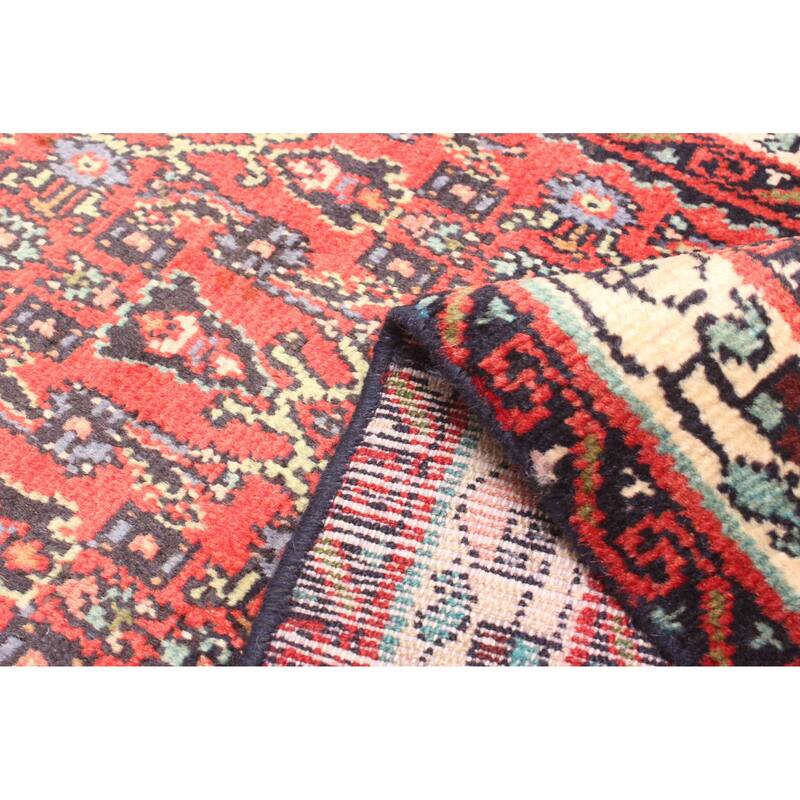 ECARPETGALLERY Hand-knotted Andelz Red Wool Rug - 2'1 x 9'1