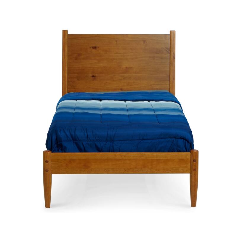 Mid-Century Panel Bed