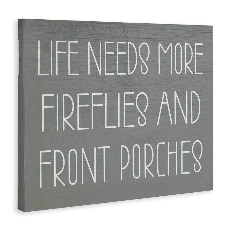 Stupell Fireflies & Front Porches Canvas Wall Art Design By Lil' Rue