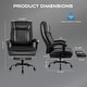 preview thumbnail 11 of 19, BOSSIN Big and Tall Office Chair Executive Heavy Duty Home Chairs with Foot Rest Ergonomic,High Back and Lumbar Support