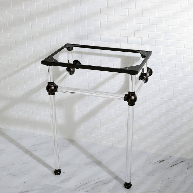 Kingston Brass Templeton 24" Acrylic Wall Mounted Console Legs