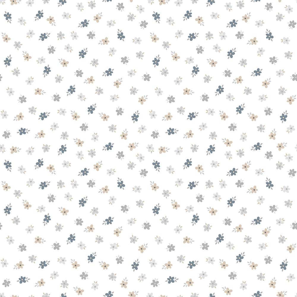 Galerie Wallcoverings Little Explorers 2 Five Leaf Flower Non-woven Matte Wallpaper Roll