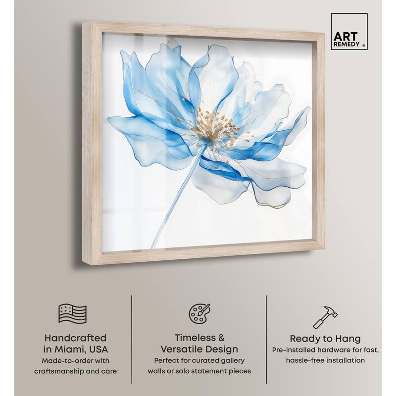 Glacier Ghost Blossom Shadowbox by Art Remedy