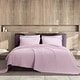 preview thumbnail 171 of 180, Wonderful Velvet 3 Piece Quilt Set 23001 Lavender - King