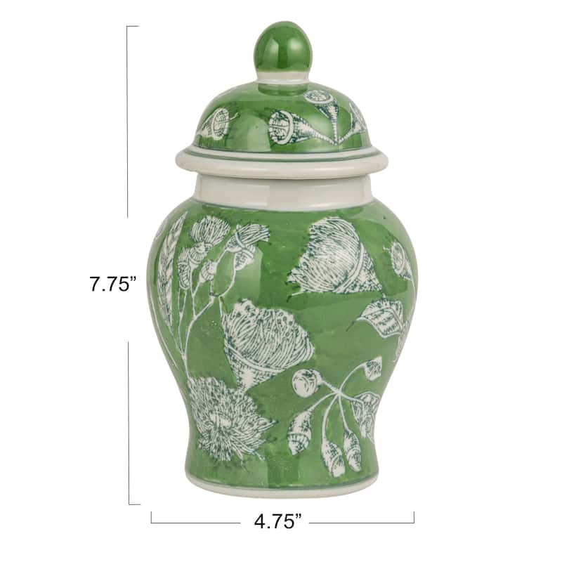 Ceramic Ginger Jar with Domed Lid