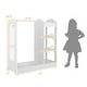 preview thumbnail 24 of 29, Gymax Kids Dress up Storage Hanging Armoire Dresser Costume Closet w/