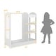 preview thumbnail 23 of 28, Gymax Kids Dress up Storage Hanging Armoire Dresser Costume Closet w/
