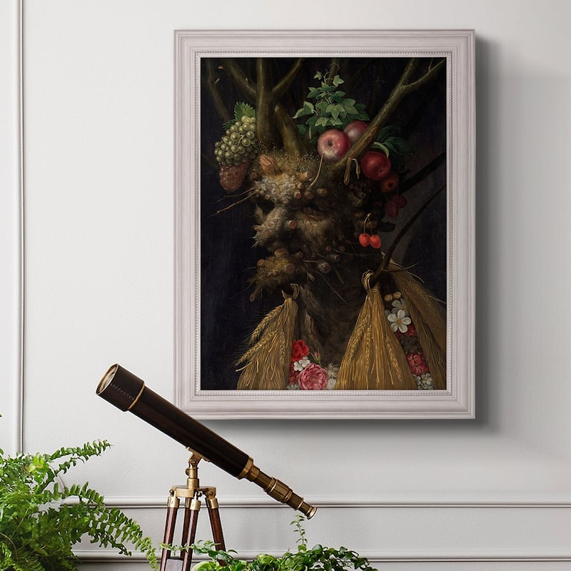 Four Seasons in One Head Premium Framed Canvas- Ready to Hang