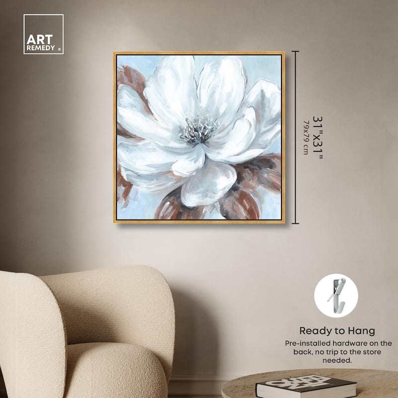 Delicate Blooms I Canvas by Art Remedy