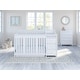 preview thumbnail 22 of 56, Storkcraft Portofino 4-in-1 Convertible Crib and Changer - Convenient Storage Solution, 3 Spacious Drawers and 3 Open Shelves