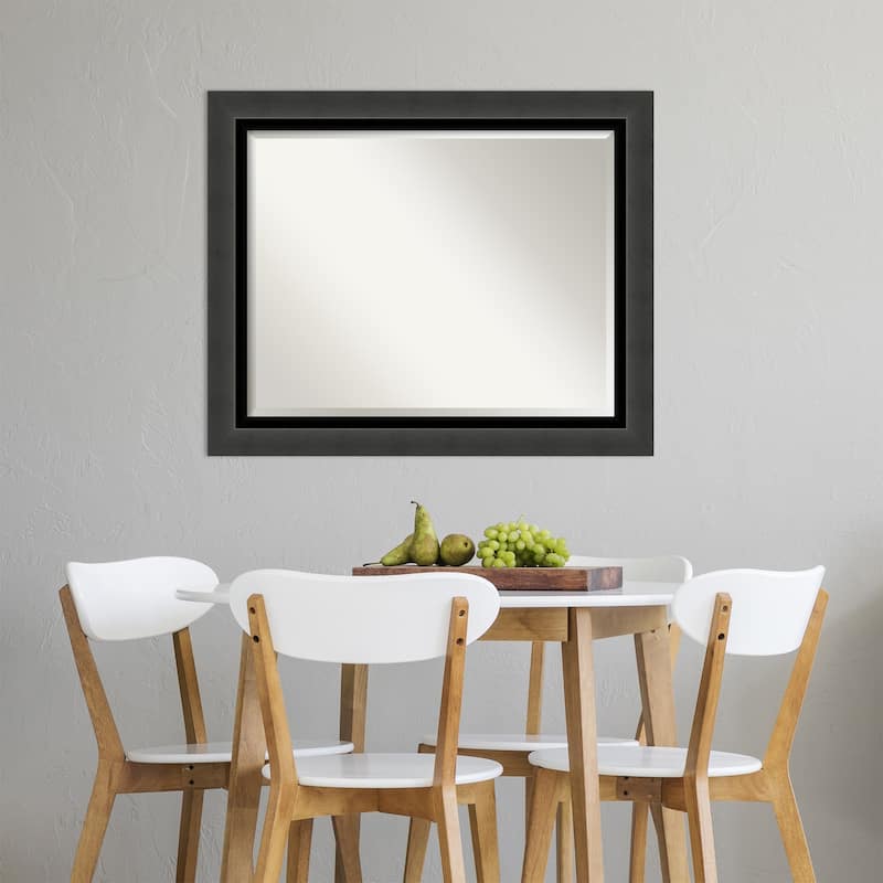 Beveled Wall Mirror - Tuxedo Black Frame - Tuxedo Black