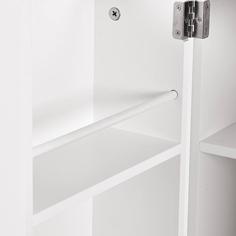 Moasis 72" Tall Kitchen Pantry Storage Cabinet with 4 Door and Drawers