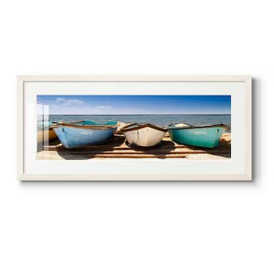 Breakwater Boats-Premium Gallery Framed Print